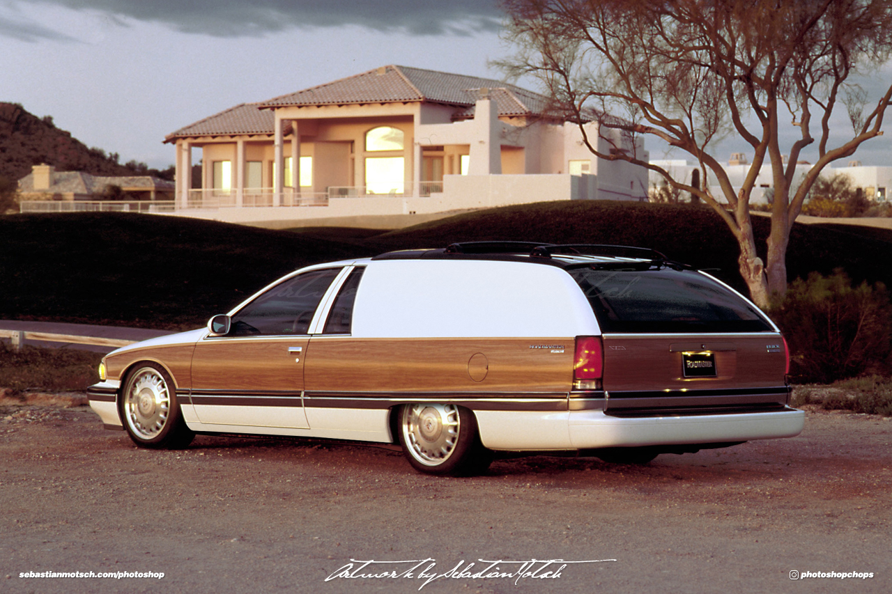 Buick Roadmaster Estate Panel Van Photoshop by Sebastian Motsch