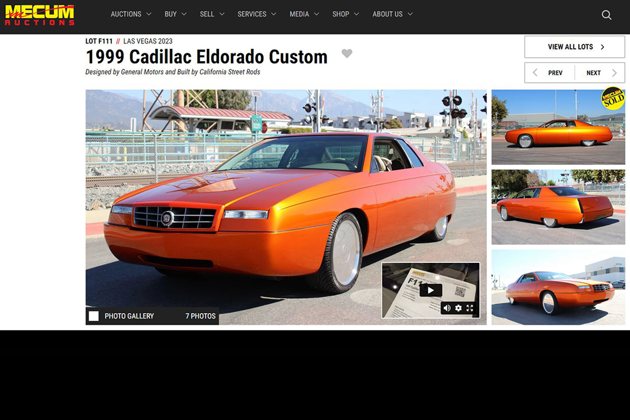 Cadillac Eldorado Concept Car