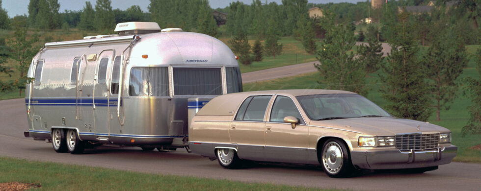 Cadillac Fleetwood Brougham Panel Van Airstream Photoshop by Sebastian Motsch