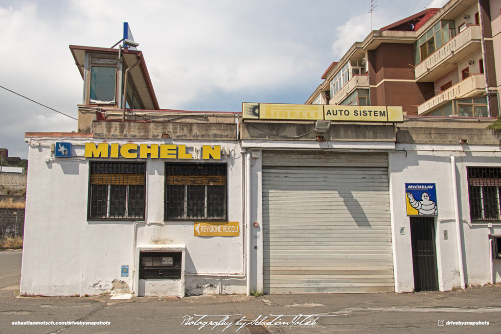 Abandoned Tire Shop in Catania Italia Drive-by Snapshots by Sebastian Motsch