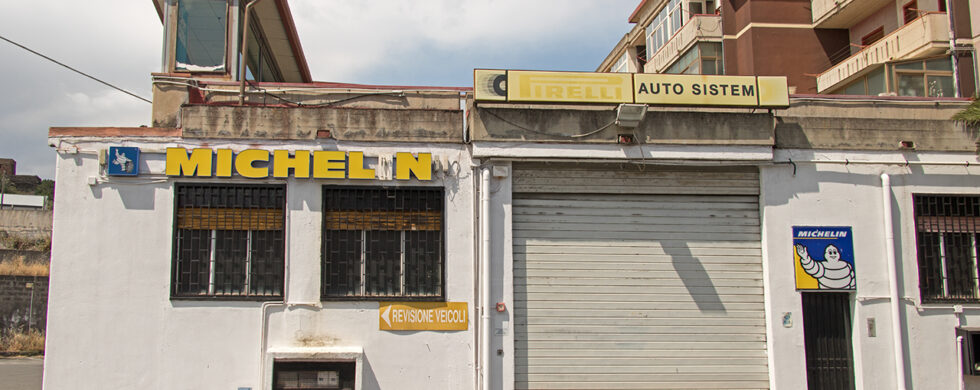 Abandoned Tire Shop in Catania Italia Drive-by Snapshots by Sebastian Motsch