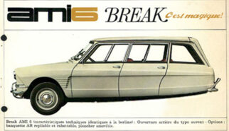 Citroen Ami 6 Break Magique Ad Photoshop by Sebastian Motsch