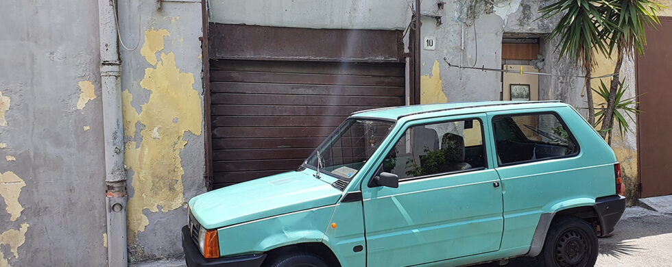 FIAT Panda Mk1 Verde in Palermo Italia Drive-by Snapshots by Sebastian Motsch