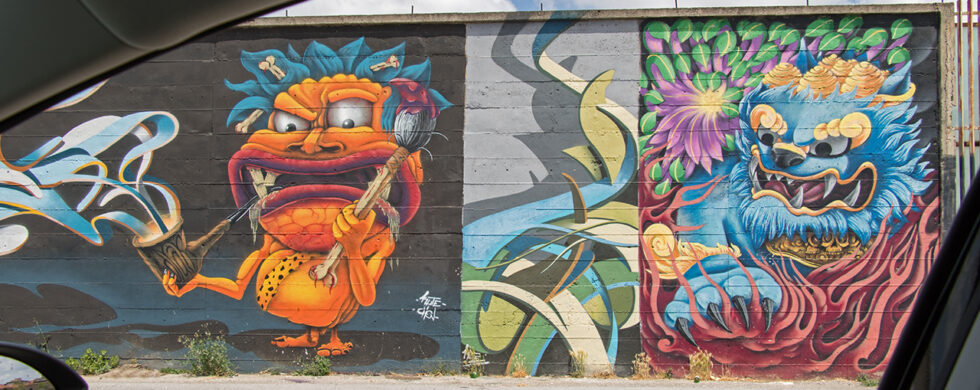 Graffitti in Battipaglia Italia Photography by Sebastian Motsch
