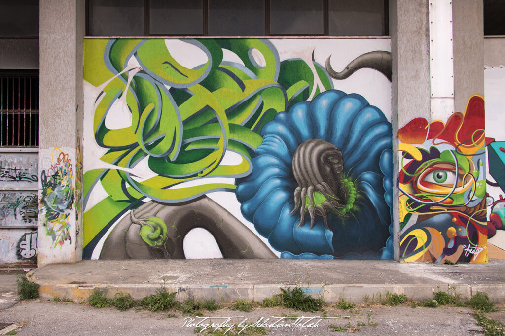 Graffitti in Battipaglia Italia Photography by Sebastian Motsch