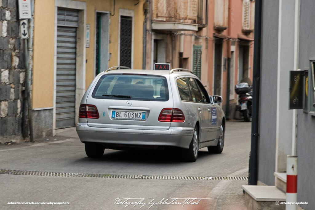 Mercedes-Benz S210 Taxi Taormina Italia Drive-by Snapshots by Sebastian Motsch