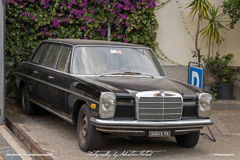 Mercedes-Benz W115 Pullman Taxi Taormina Italia Drive-by Snapshots by Sebastian Motsch