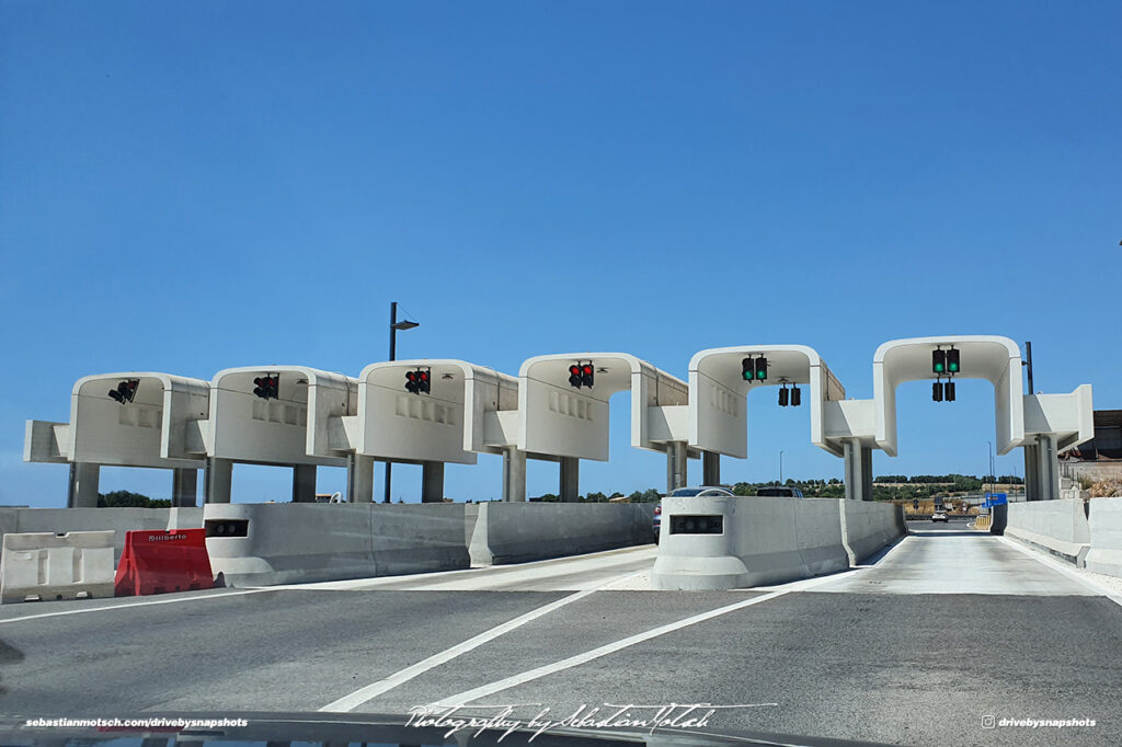 New Toll Booths Sicilia Italia Drive-by Snapshots by Sebastian Motsch
