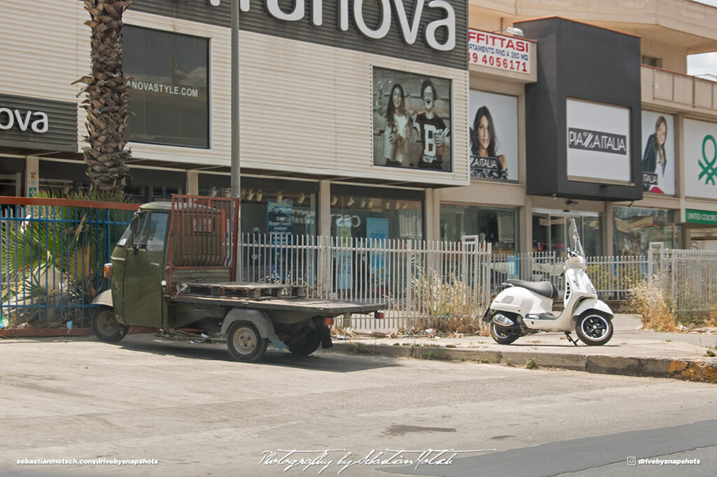 Piaggio Ape Vespa Sicilia Italia Drive-by Snapshots by Sebastian Motsch