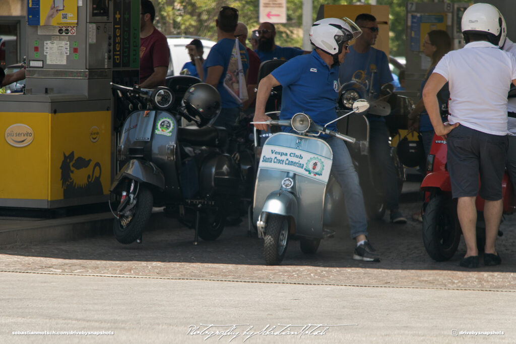 Piaggio Vespa Club Banner Eni Italia Drive-by Snapshots by Sebastian Motsch