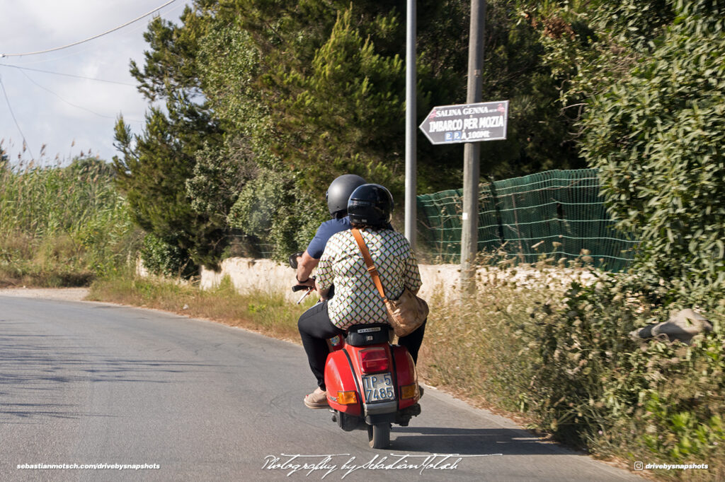 Piaggio Vespa near Paceco Italia Drive-by Snapshots by Sebastian Motsch