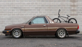 Subaru BRAT Brumby with BMX Photoshop Chop by Sebastian Motsch