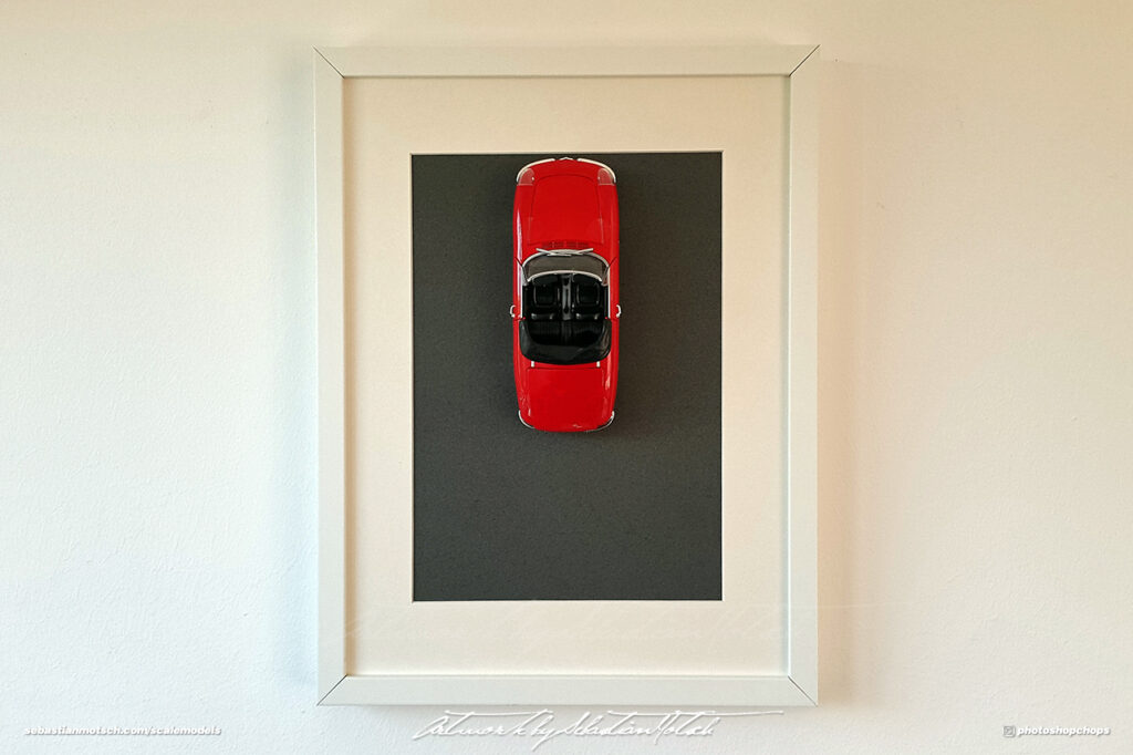 Alfa Romeo Spider Duetto Wedding Present Artwork by Sebastian Motsch