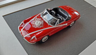 Alfa Romeo Spider Duetto Wedding Present Artwork by Sebastian Motsch