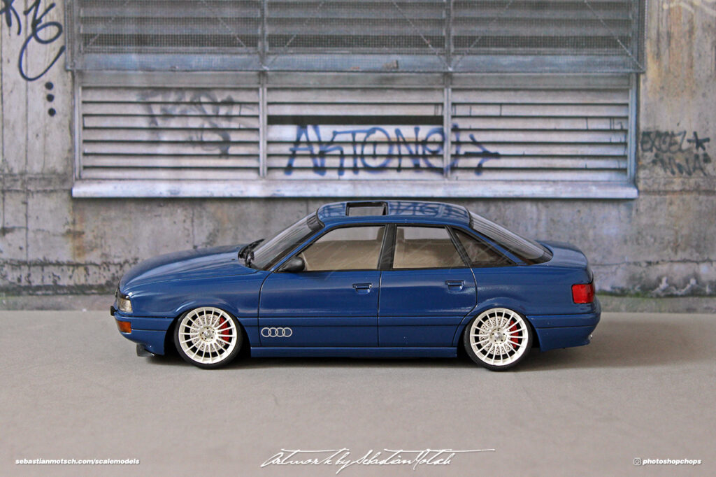 Audi 90 S2 Scale Model by Sebastian Motsch