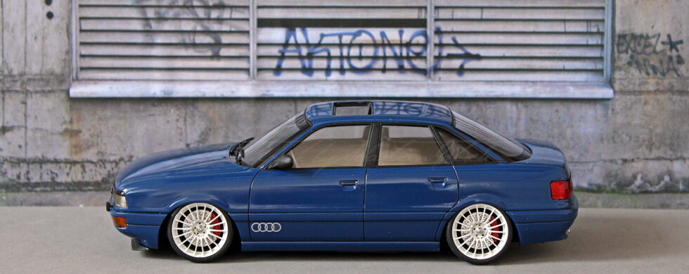 Audi 90 S2 Scale Model by Sebastian Motsch