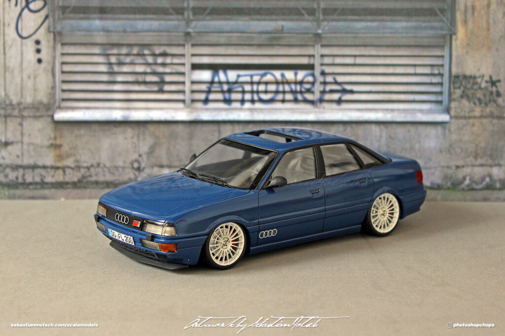 Audi 90 S2 Scale Model by Sebastian Motsch