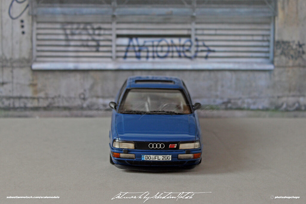 Audi 90 S2 Scale Model by Sebastian Motsch