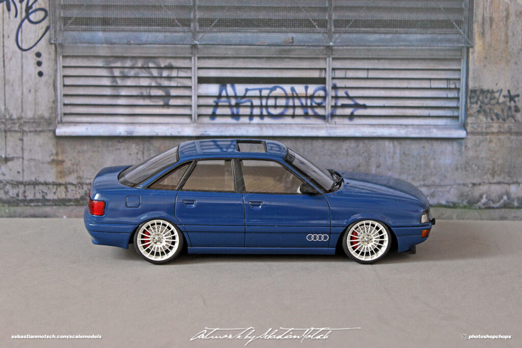 Audi 90 S2 Scale Model by Sebastian Motsch