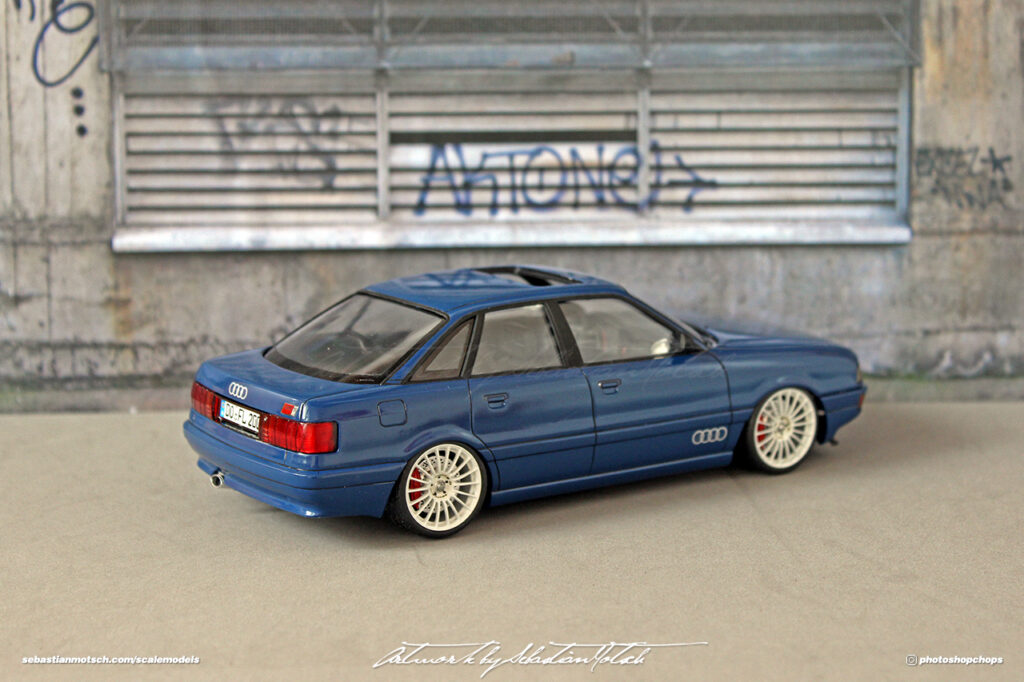 Audi 90 S2 Scale Model by Sebastian Motsch