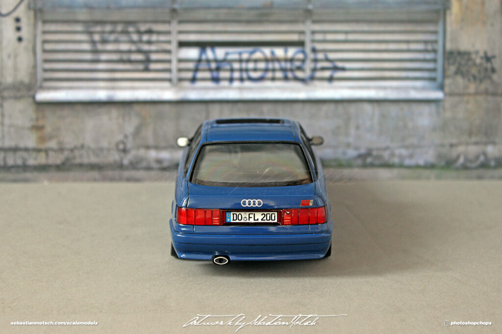 Audi 90 S2 Scale Model by Sebastian Motsch