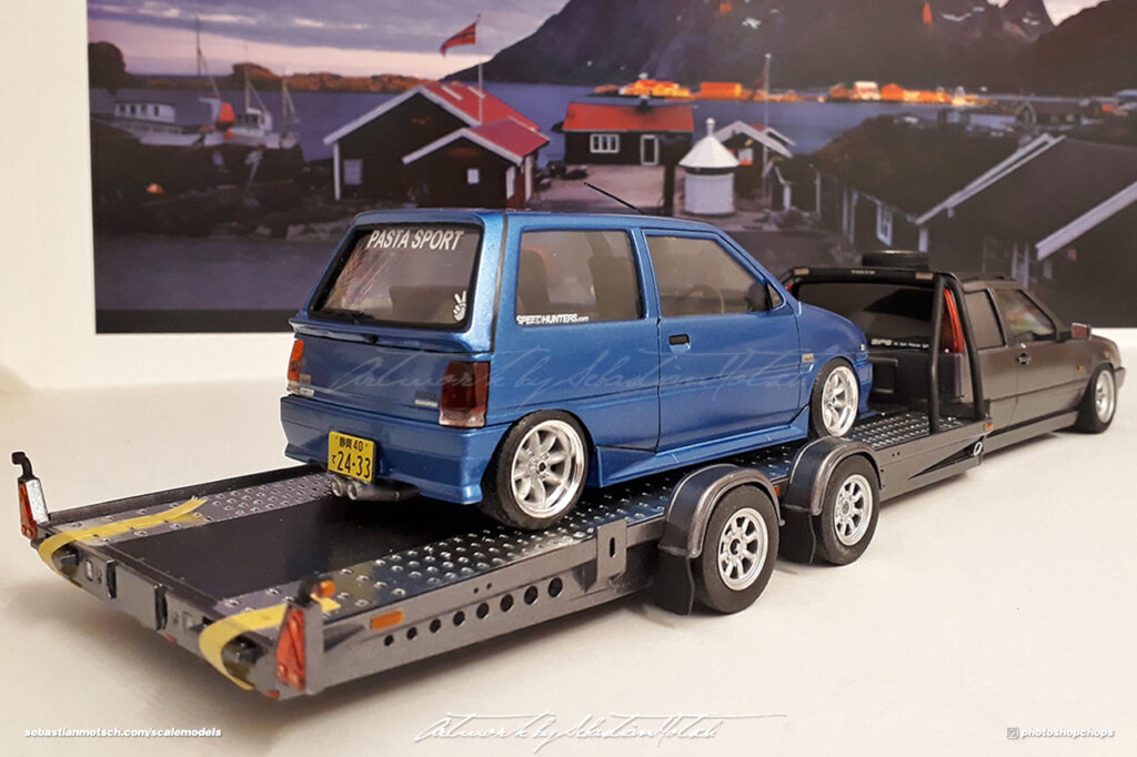 Daihatsu Mira TR-XX Scale Model by Sebastian Motsch