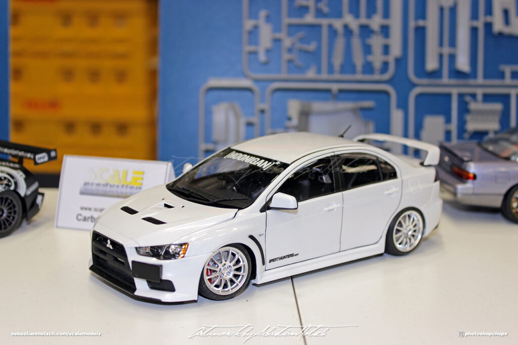 Mitsubishi Lancer Evo X Scale Model by Sebastian Motsch