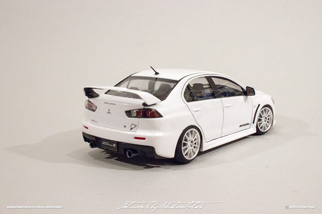 Mitsubishi Lancer Evo X Scale Model by Sebastian Motsch