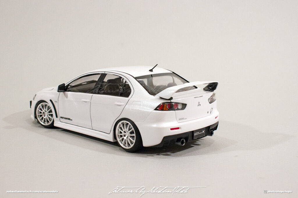 Mitsubishi Lancer Evo X Scale Model by Sebastian Motsch