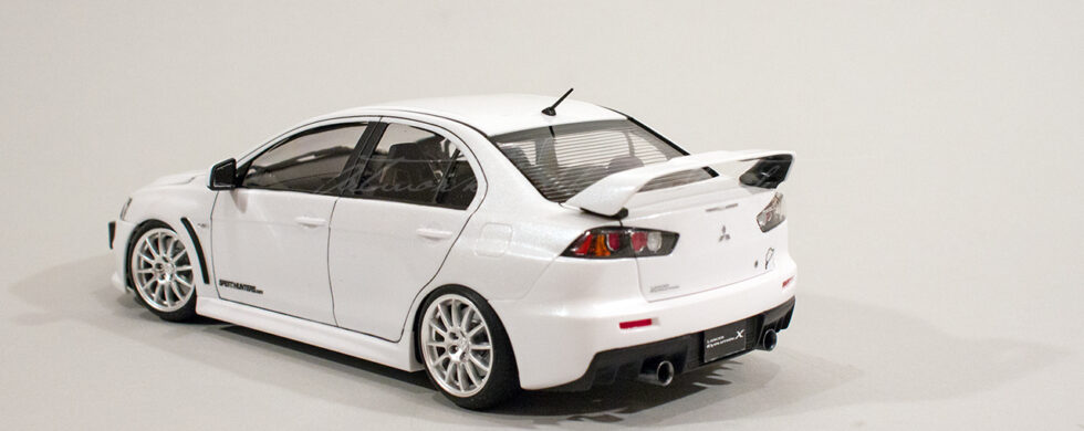 Mitsubishi Lancer Evo X Scale Model by Sebastian Motsch