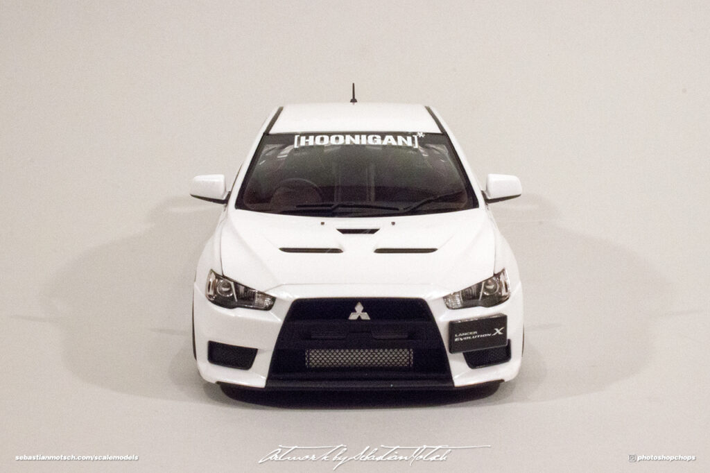 Mitsubishi Lancer Evo X Scale Model by Sebastian Motsch