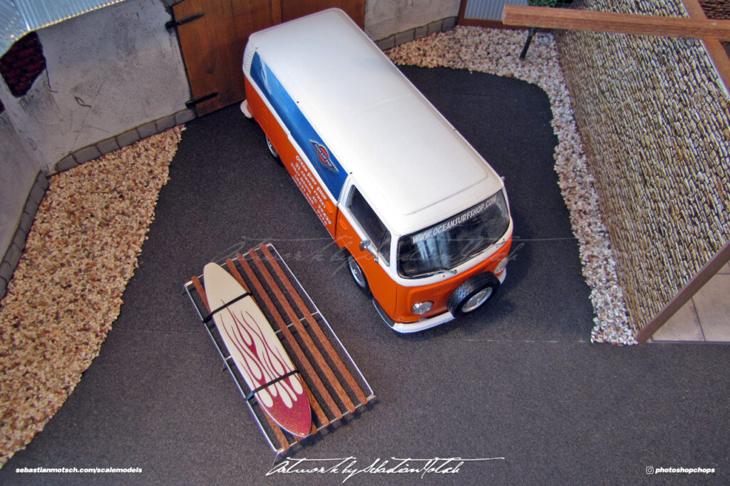 Volkswagen T2a Panel Van Surf Scalemodels by Sebastian Motsch