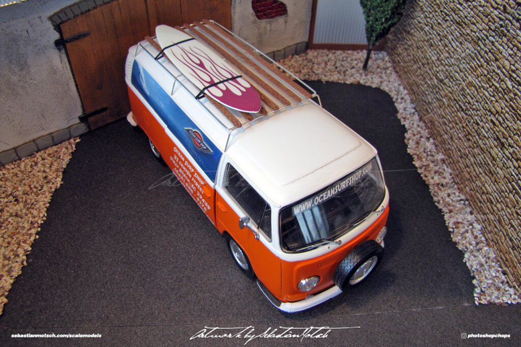 Volkswagen T2a Panel Van Surf Scalemodels by Sebastian Motsch