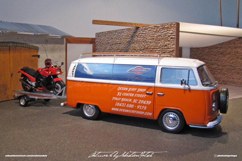 Volkswagen T2a Panel Van Surf Scalemodels by Sebastian Motsch