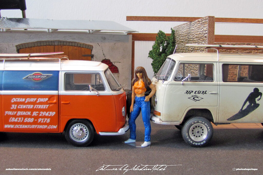 Volkswagen T2a Panel Van Surf Scalemodels by Sebastian Motsch