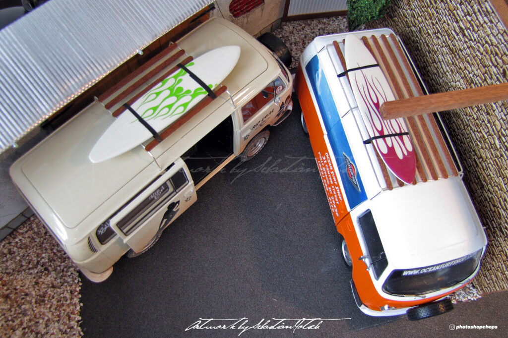 Volkswagen T2a Panel Van Surf Scalemodels by Sebastian Motsch