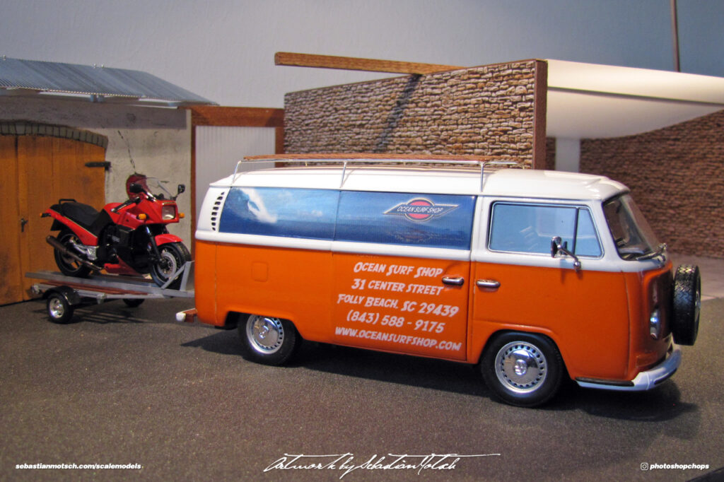 Volkswagen T2a Panel Van Surf Scalemodels by Sebastian Motsch