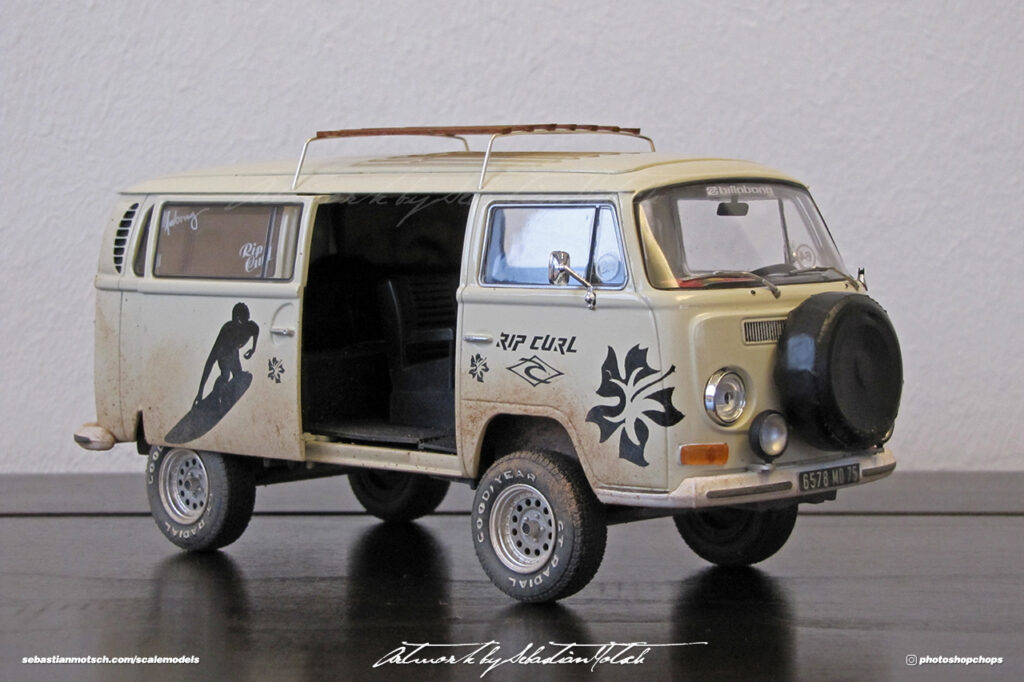 Volkswagen T2a Syncro Surf Scale Model by Sebastian Motsch