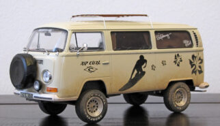 Volkswagen T2a Syncro Surf Scale Model by Sebastian Motsch