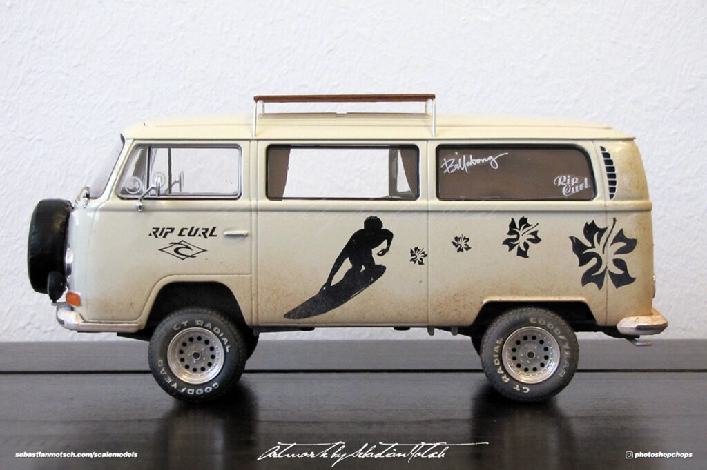 Volkswagen T2a Syncro Surf Scale Model by Sebastian Motsch