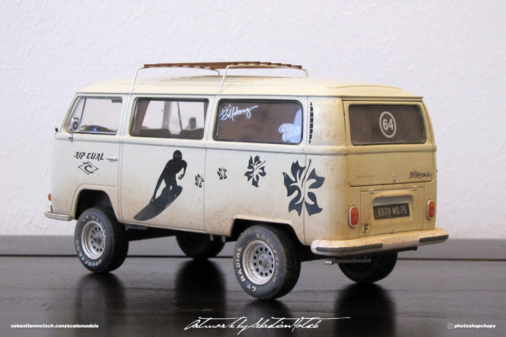 Volkswagen T2a Syncro Surf Scale Model by Sebastian Motsch