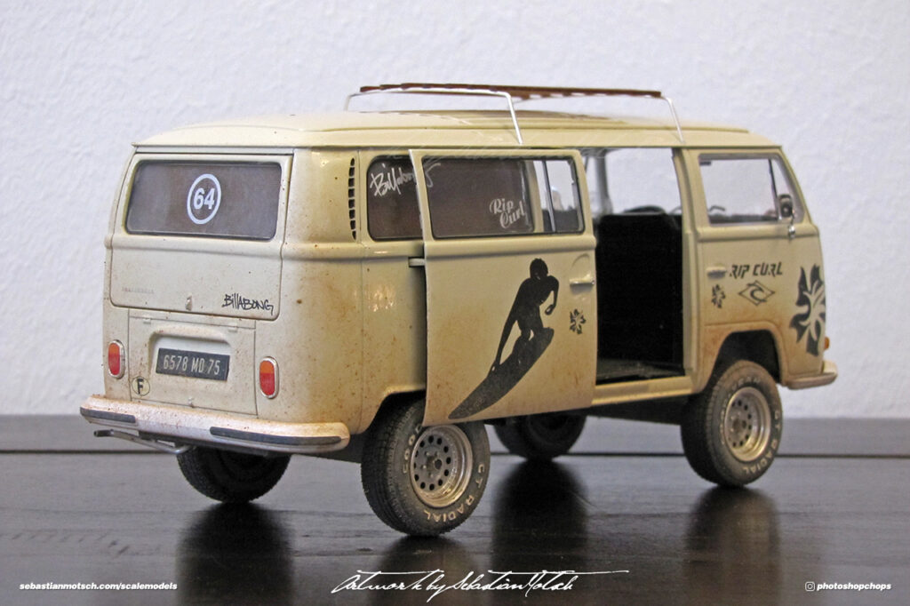 Volkswagen T2a Syncro Surf Scale Model by Sebastian Motsch