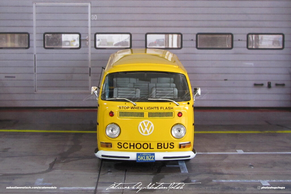 Welly Volkswagen T2a School Bus Scalemodels by Sebastian Motsch