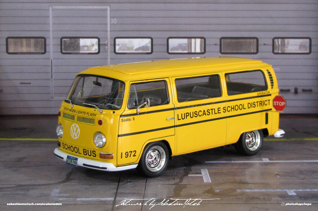 Welly Volkswagen T2a School Bus Scalemodels by Sebastian Motsch