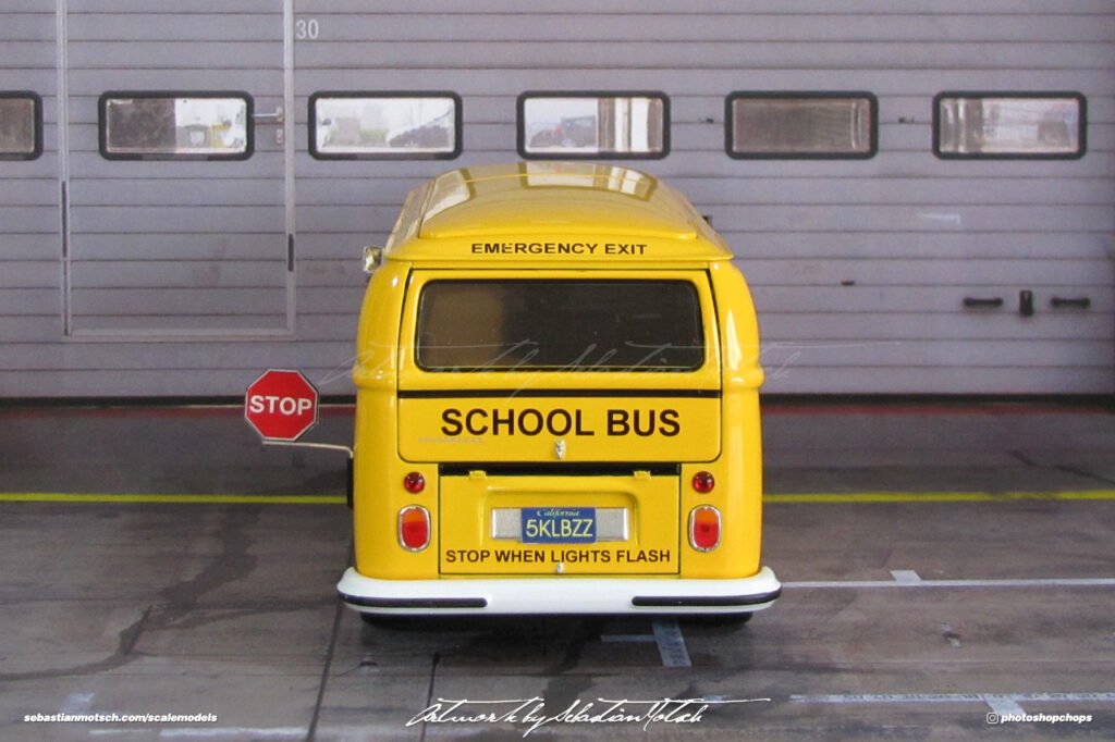 Welly Volkswagen T2a School Bus Scalemodels by Sebastian Motsch