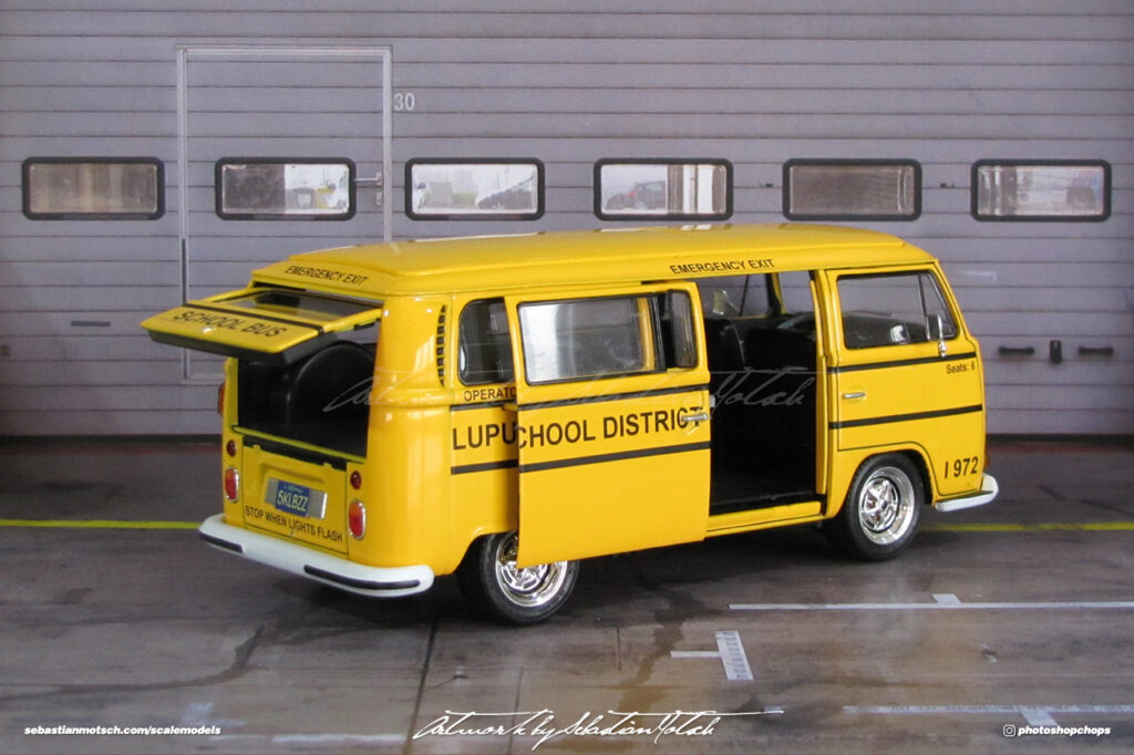 Welly Volkswagen T2a School Bus Scalemodels by Sebastian Motsch