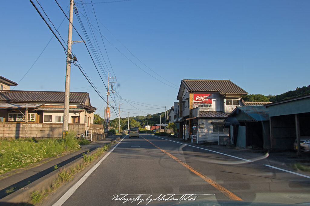 Rural Road near Motegi Japan Drive-by Snapshots by Sebastian Motsch