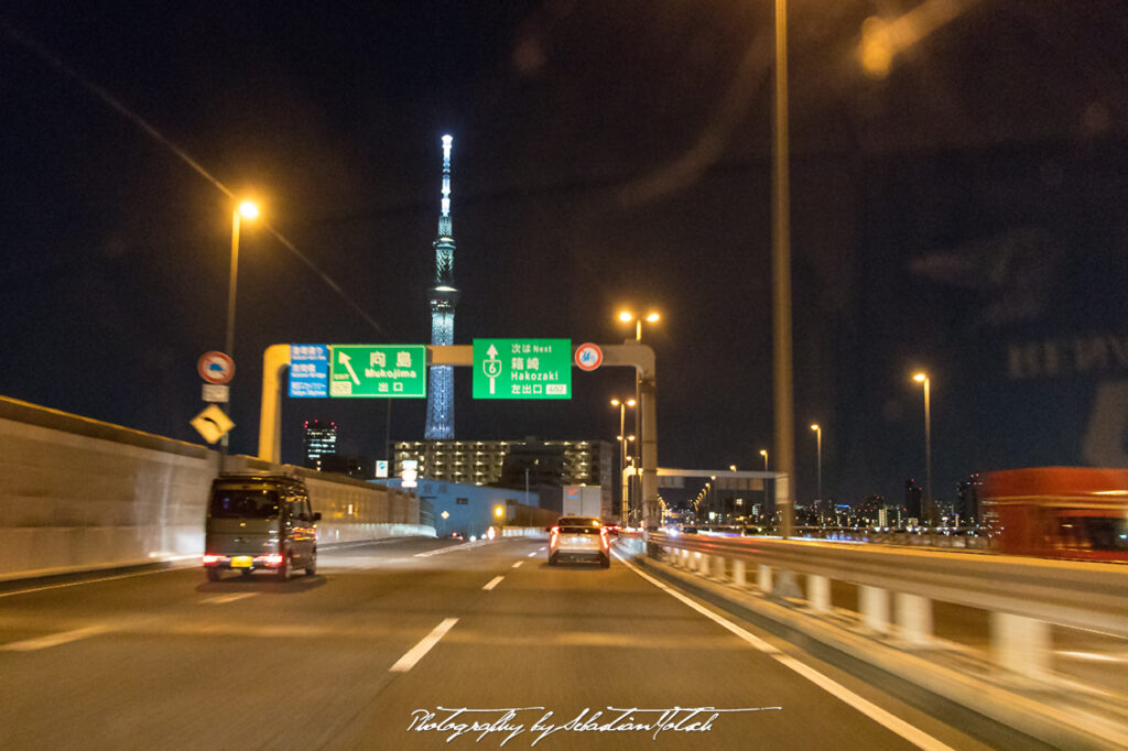 Tokyo Skytree Japan Drive-by Snapshots by Sebastian Motsch