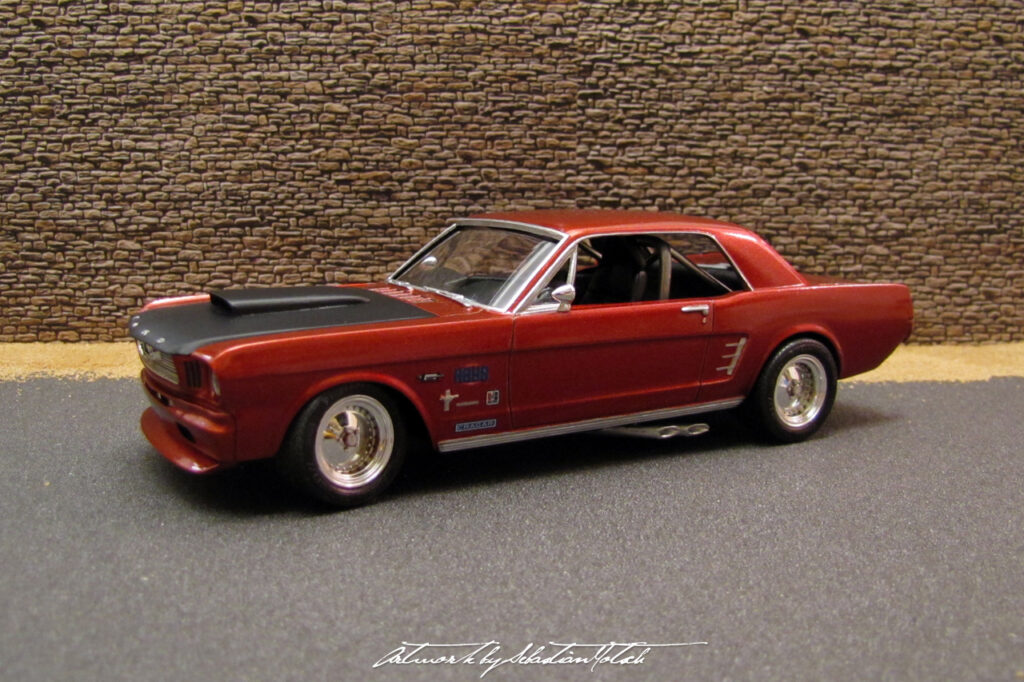 1966 Ford Mustang Hardtop Coupe Scale Model by Sebastian Motsch