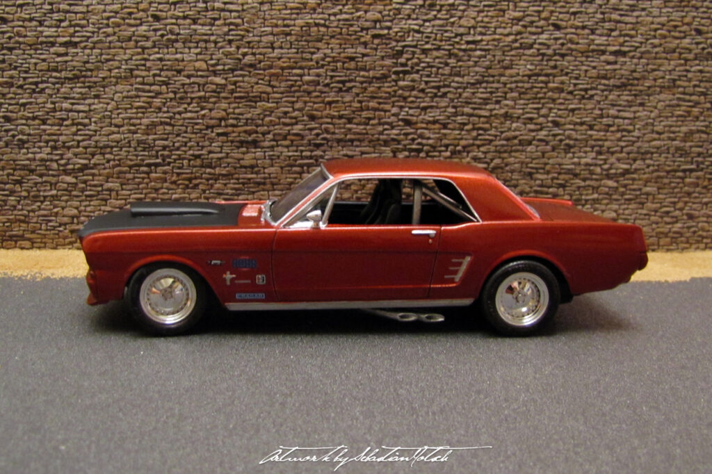 1966 Ford Mustang Hardtop Coupe Scale Model by Sebastian Motsch